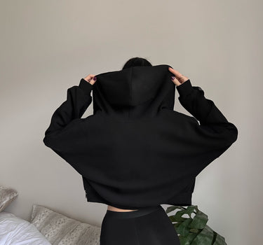 Noir Midnight Comfy Zipper Hoodie