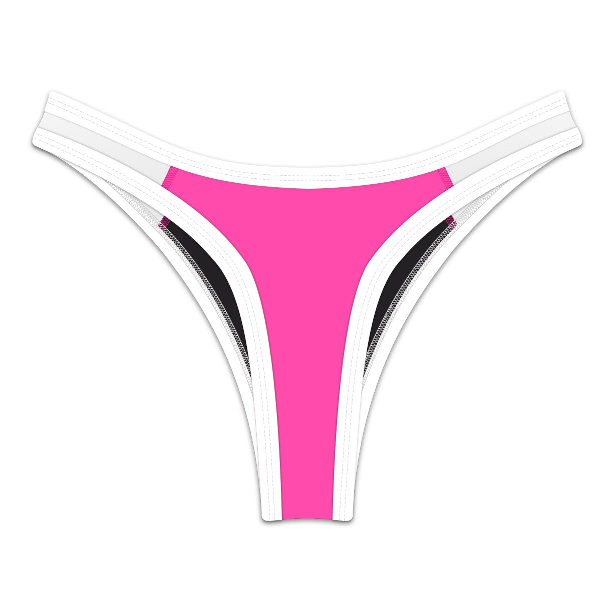 Neon Pink Bottoms Final Sale HOAKA SWIMWEAR