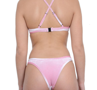Dola Pink Velvet Set - Final Sale